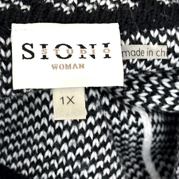 Soni Sweater Coat Size 1X Long Line - Picture 9 of 10